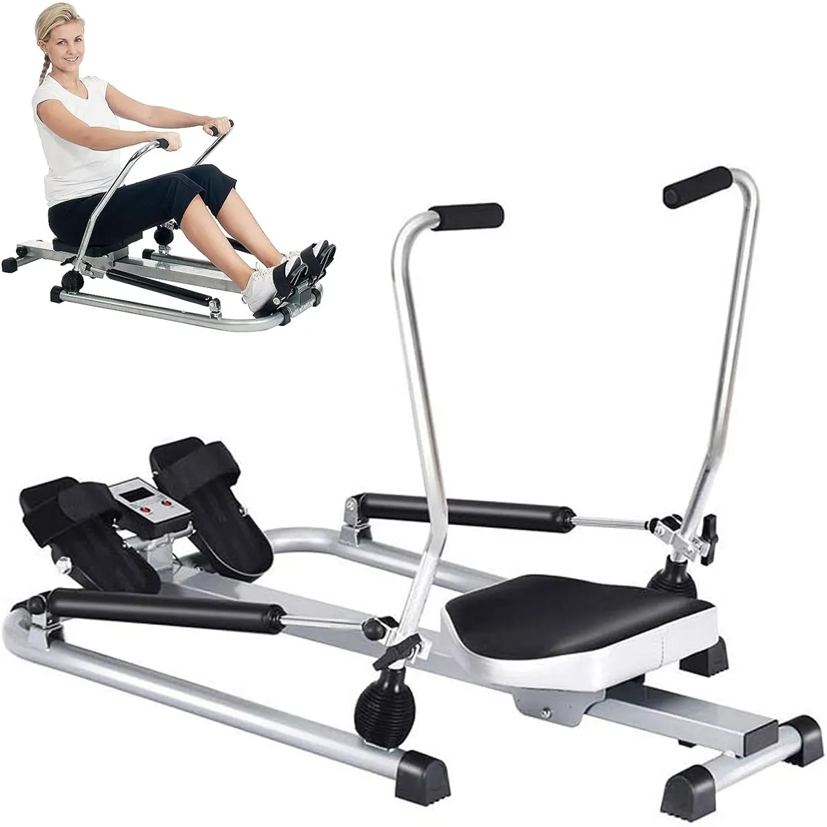 PAGANOOM - Máquinas de Remo Plegables Máquina De Remo Unisex Adult