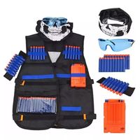 Kit Chaleco Táctico Para Niños Nerf Dardos Guns N-strike