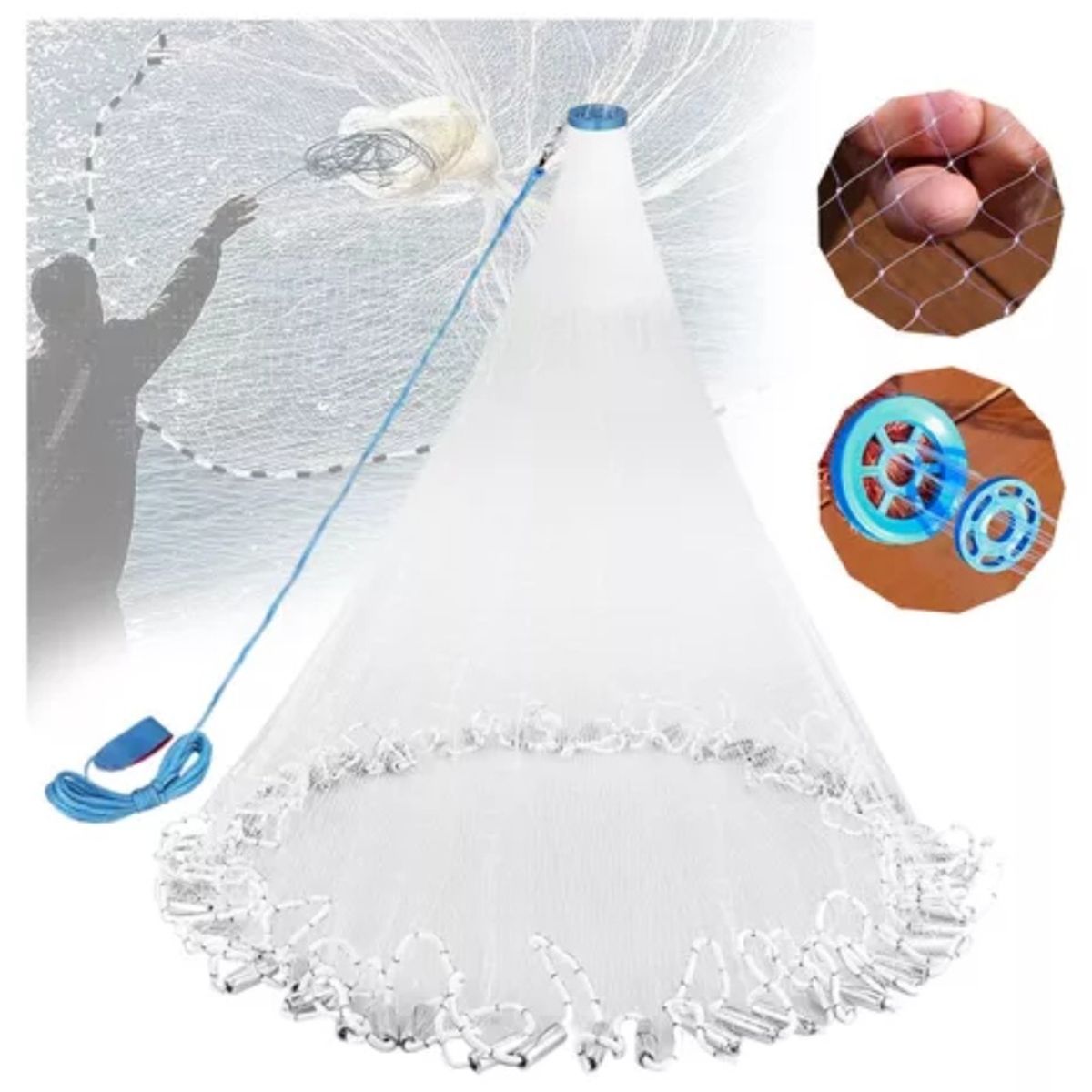 BLUEDREAMER - red  pesca chinguillo pesca y caza red de pesca atarraya