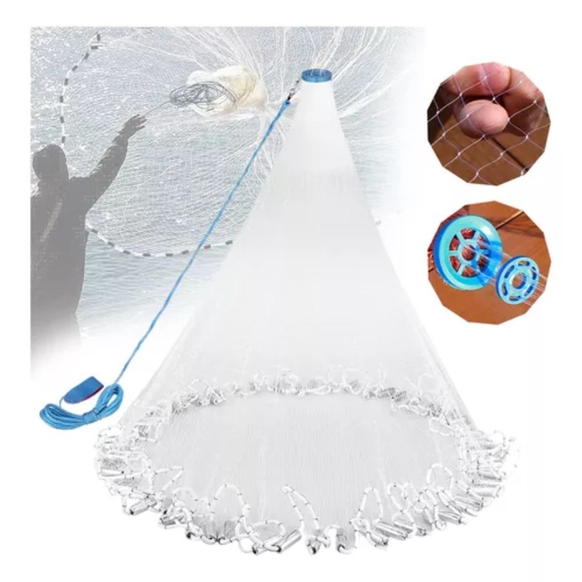 BLUEDREAMER - red  pesca chinguillo pesca y caza red de pesca atarraya