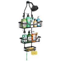 Organizador Ducha Accesorios Para Baño Estante Malla Toalleros