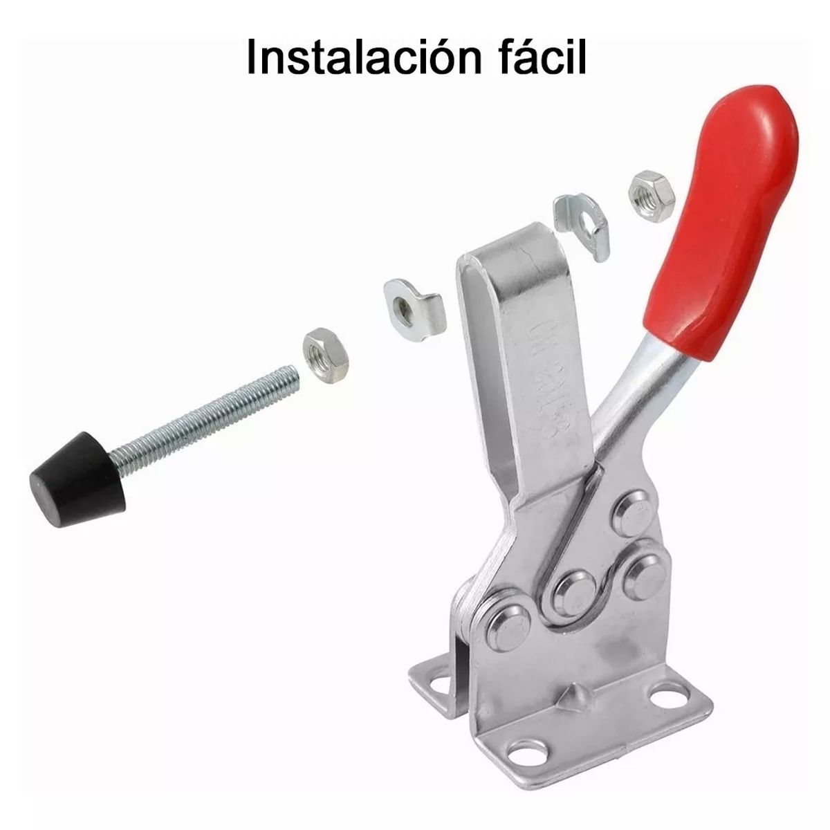 KUANGYE - 6 Pcs Toggle Clamp Palanca De Sujecion 90kg Uso Rudo Gh-201b