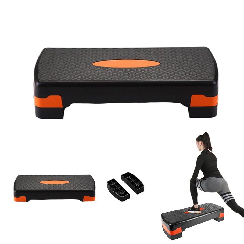 WELDMON - Step Aeróbico 2 Niveles Soporta Hasta 110 KG WELDMON