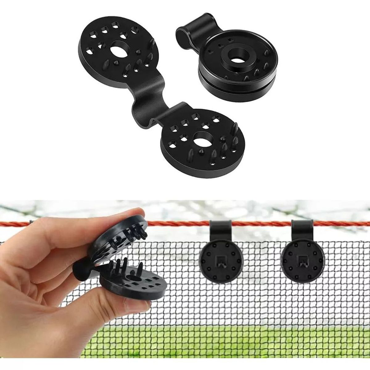 KUANGYE - Gancho Para Lona Toldo Malla Raschel Carpa Clip Camping