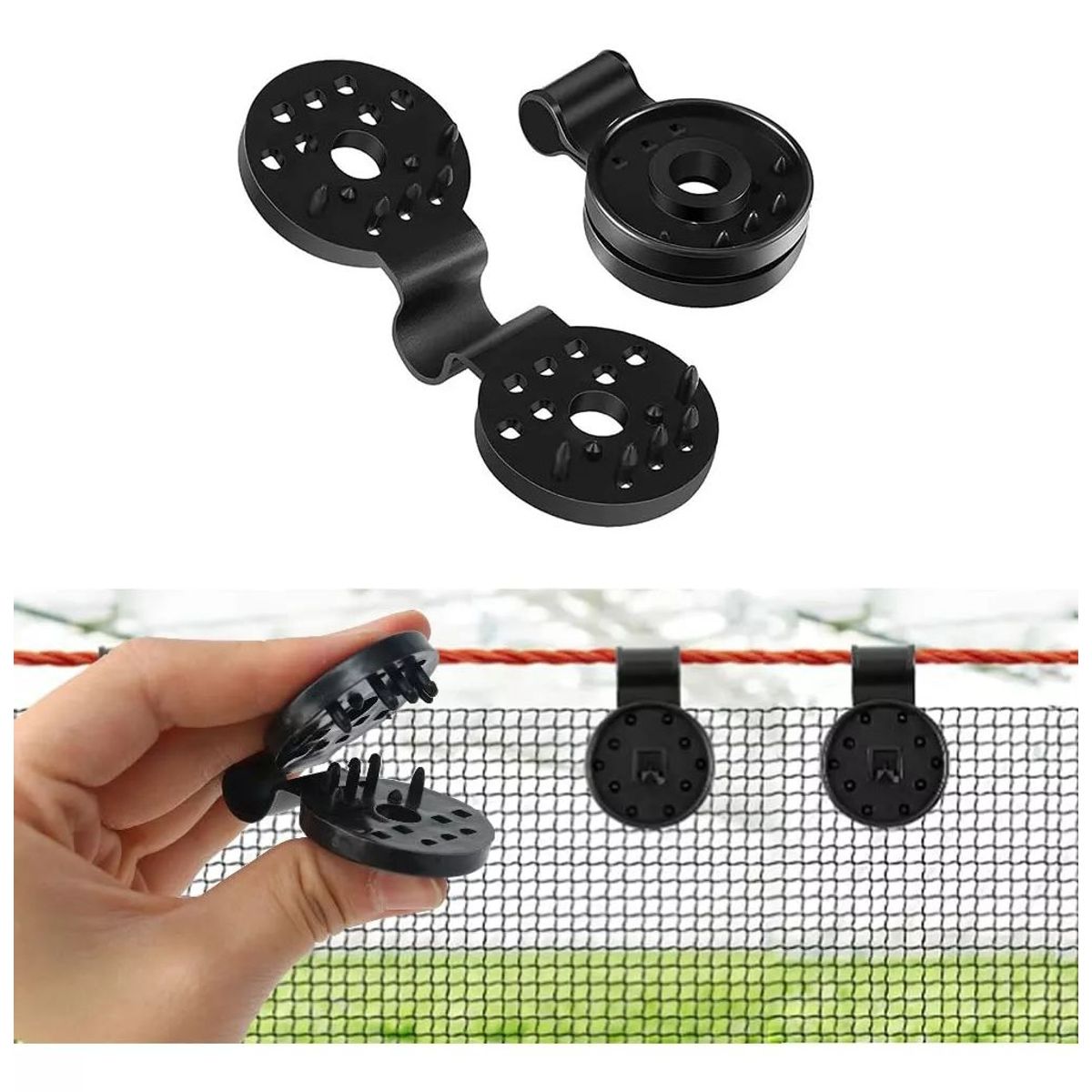 KUANGYE - Gancho Para Lona Toldo Malla Raschel Carpa Clip Camping