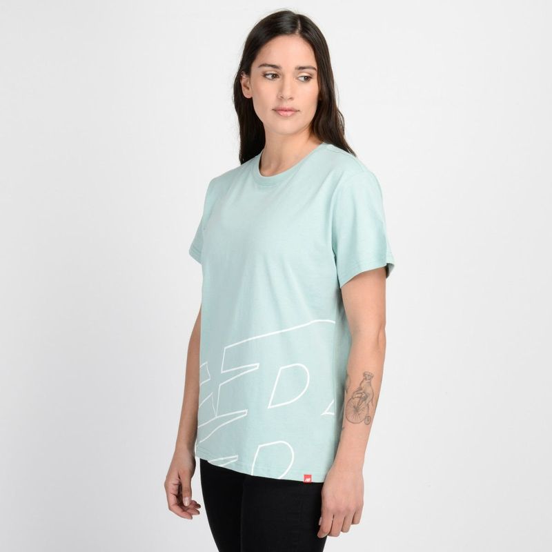 NEW BALANCE - Polera Lifestyle Mujer New Balance Verde Agua