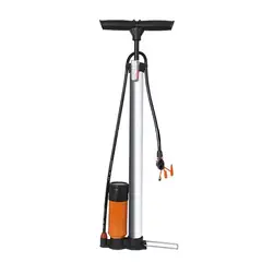 GENERICO - Bombin Inflador Bicicleta Balón +Manometro De Presión