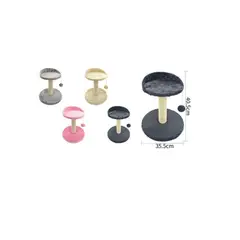 GENERICO - Torre Rascador Para Gato Árbol Juguete 40x35cm Gris