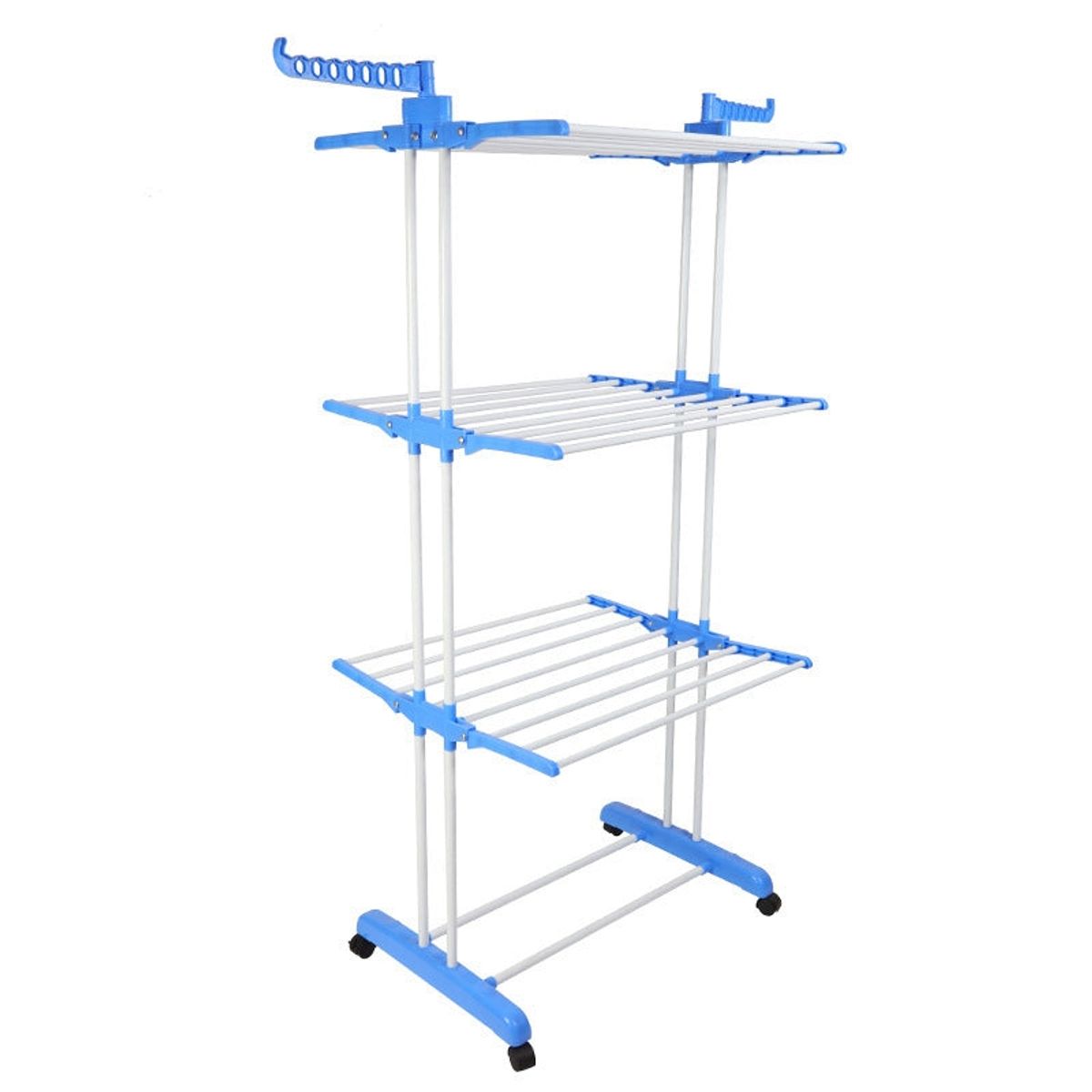 GENERICO - Tendedero Organizador Colgador Ropa Plegable 3 Tw116