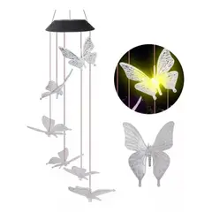 GENERICO - Lamparas De Techo Modernas Campana De Viento Solar Led Rgb
