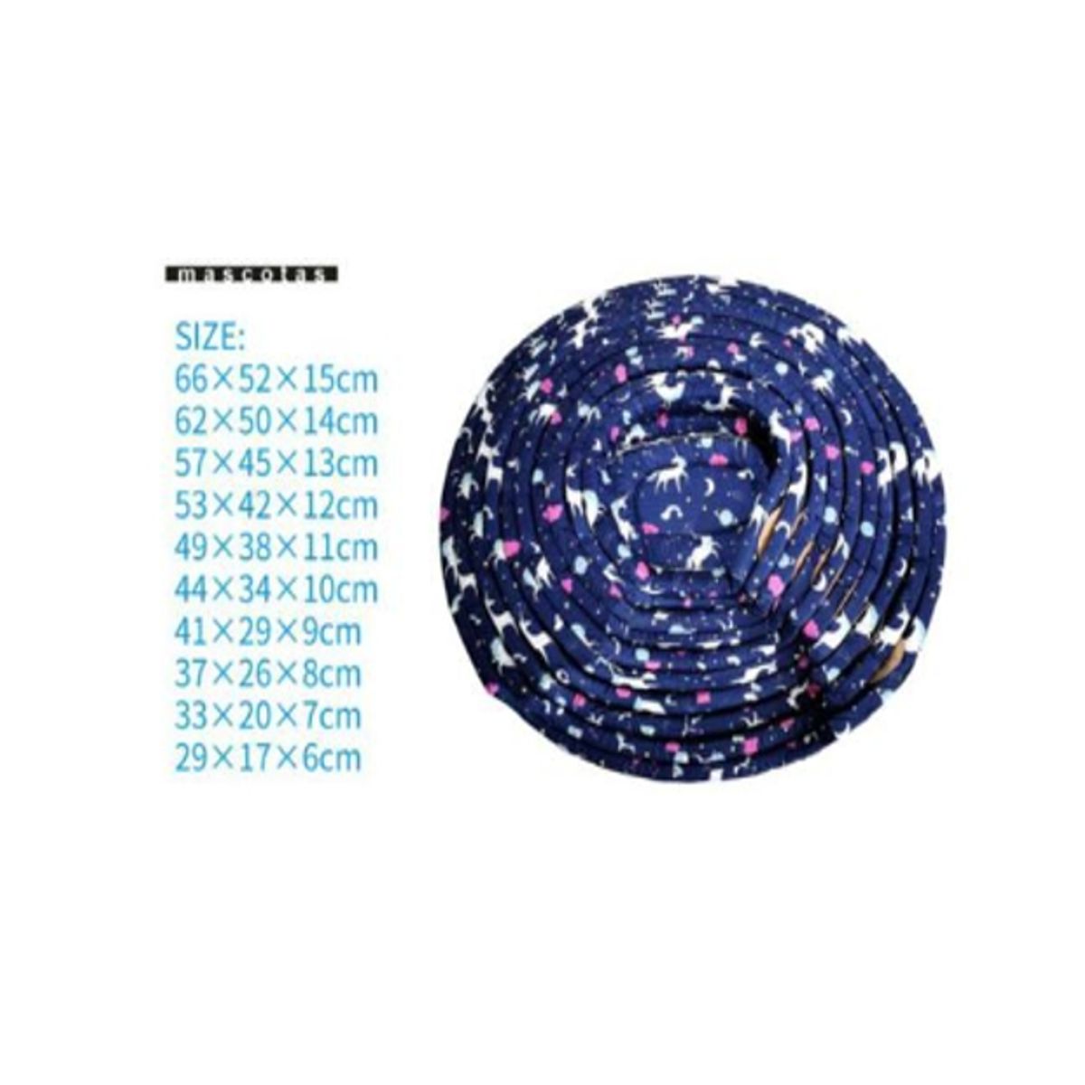 GENERICO - Colchoneta Cama Para Mascotas Diseño Unicornio