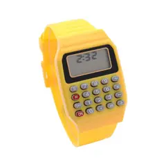 GENERICO - Reloj Calculadora Niño Color Amarillo