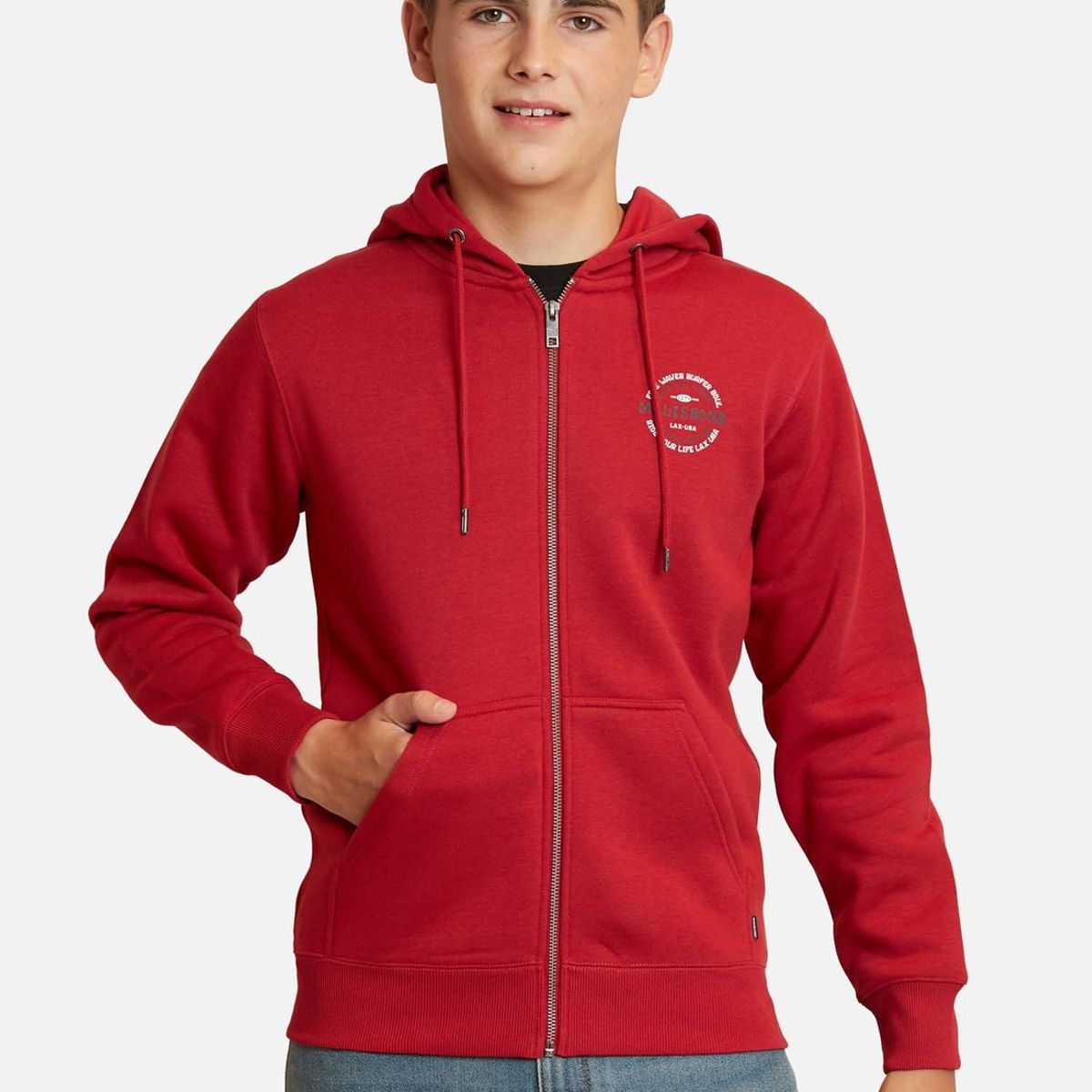 MAUI AND SONS - Poleron Pull Over Free Rojo Juvenil Maui And Sons