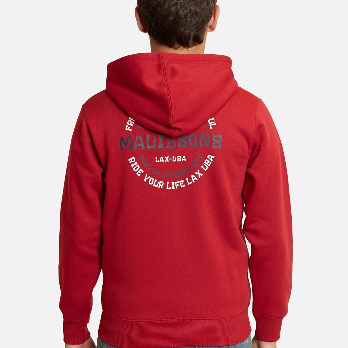 MAUI AND SONS - Poleron Pull Over Free Rojo Juvenil Maui And Sons