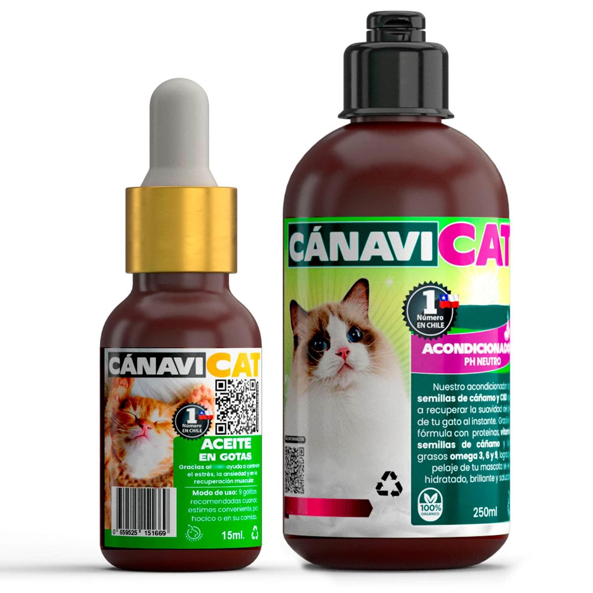 CANAVILAYER - pack Gotas más Acondicionador Aceites Esenciales.