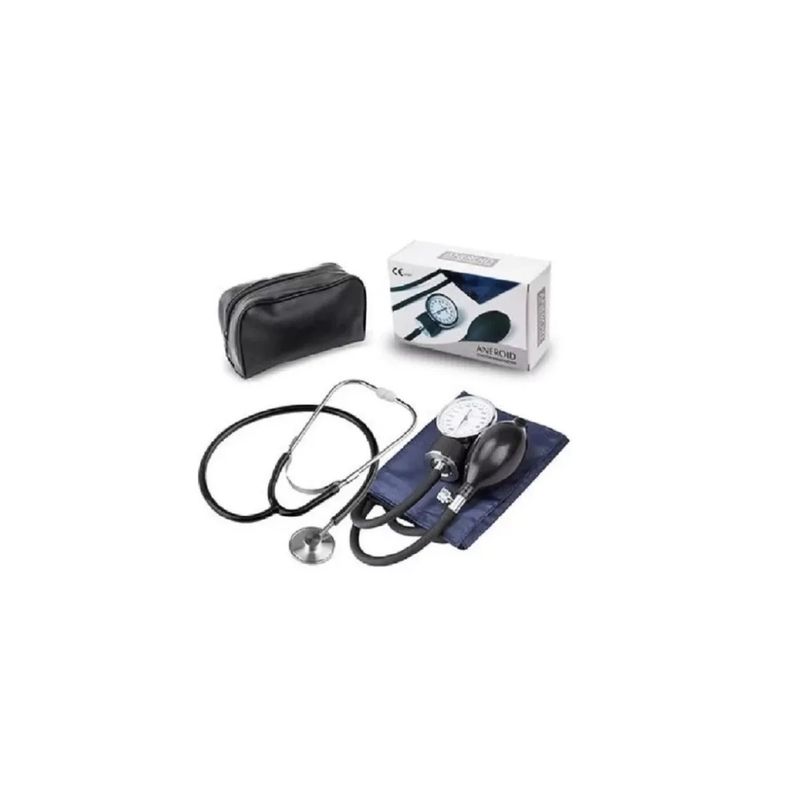 GENERICO - TOMA PRESION MANUAL CON FONENDOSCOPIO Y BOLSO AZUL