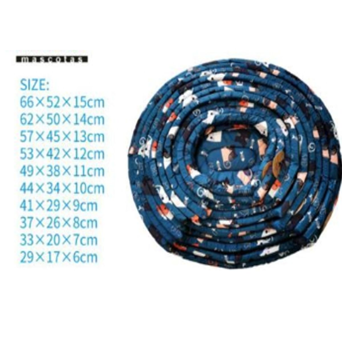 GENERICO - Colchoneta Cama Para Mascotas Diseño