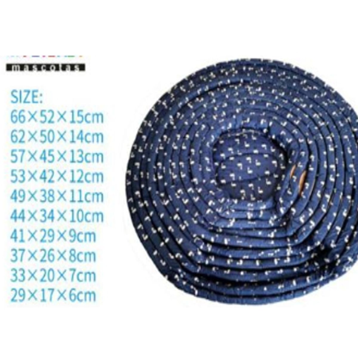 GENERICO - Colchoneta Cama Para Mascotas Diseño