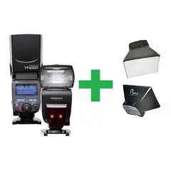 GENERICO - FLASH YONGNUO YN685 PARA NIKON TTL HSS + DIFUSOR SOFTBOX
