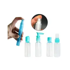 GENERICO - Kit De Viaje Portátil Botella De Vacío Dispensador Líquidos