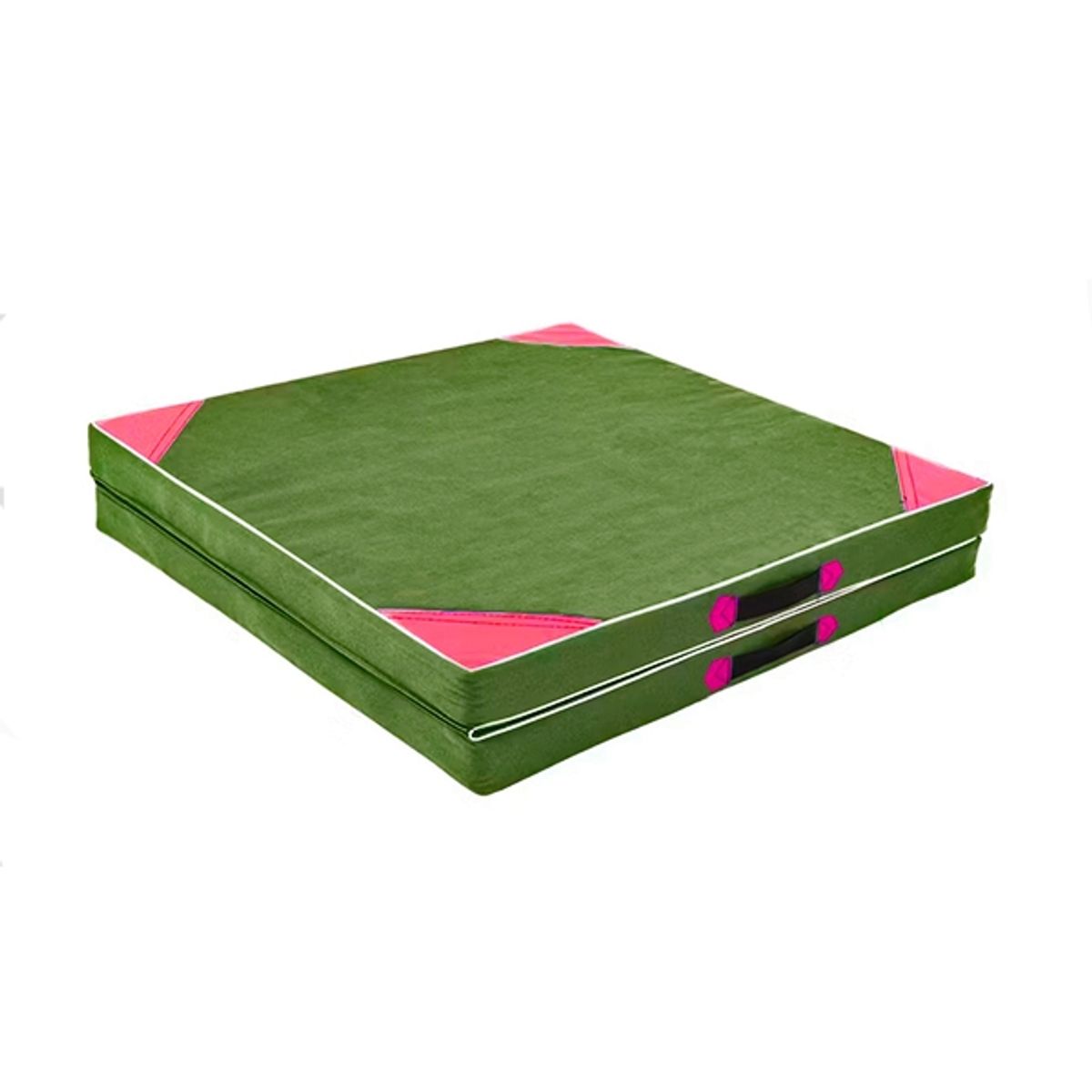 GENERICO - Colchoneta Verde Canvas Plegable Con Manilla 120 X 60 X 5 Cm