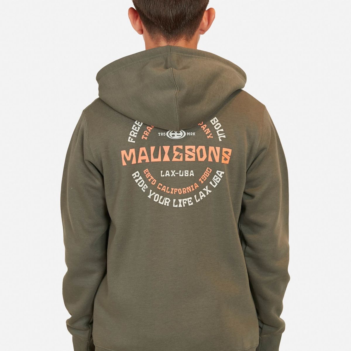 MAUI AND SONS - Poleron Pull Over Free Verde Juvenil Maui And Sons