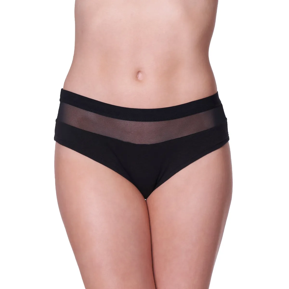 BAZIANI - Calzón Pantaleta Algodón Tul 20474