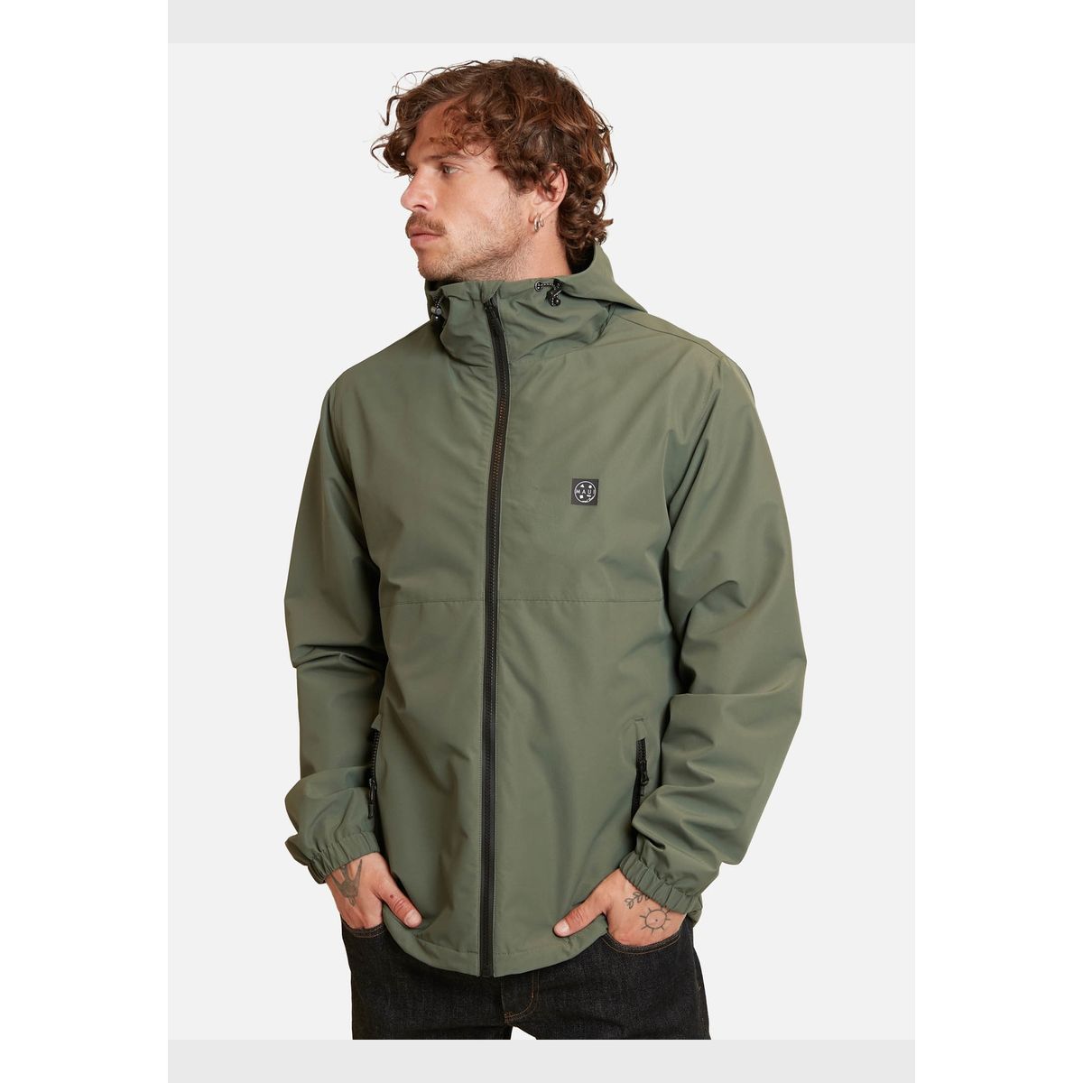 MAUI AND SONS - Cortavientos Tribe Verde Hombre Maui And Sons