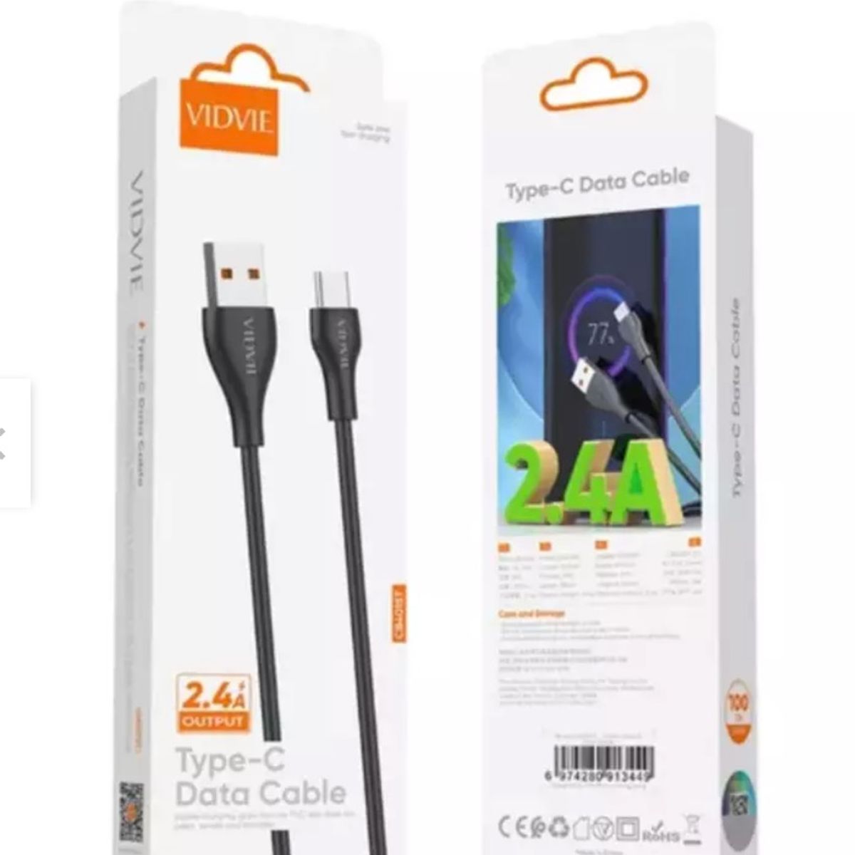 GENERICO - Cable Usb a Tipo Usb C Carga Rapida Vidvie