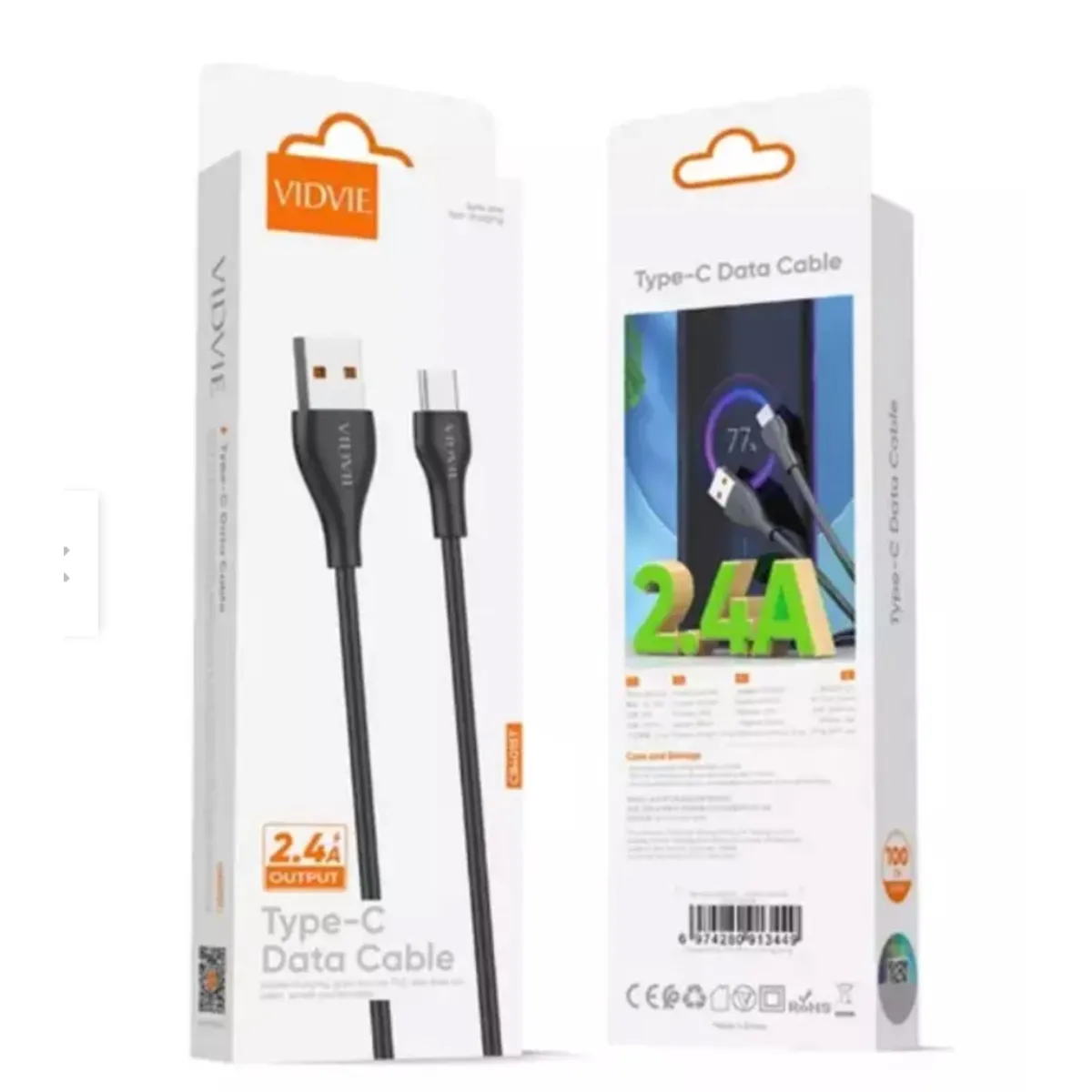 GENERICO - Cable Usb a Tipo Usb C Carga Rapida Vidvie