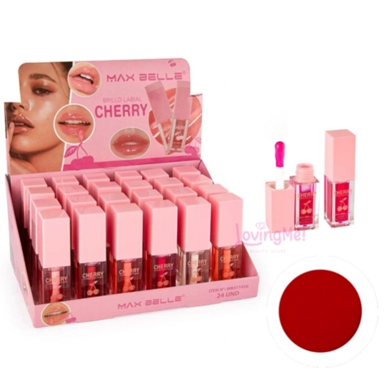 MAX BELLE - Brillo Labial Cherry