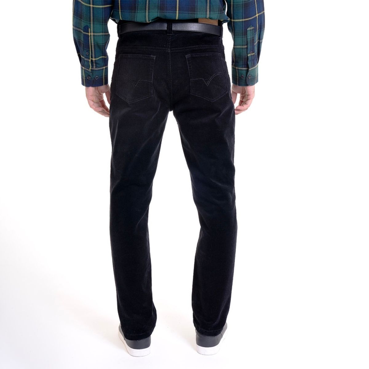 POTROS - Pantalón Cotelé 5 Bolsillos Negro POTROS