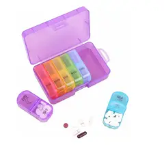 ONEDER - Pastillero Organizador De Pastillas Semanal 2 Tomas