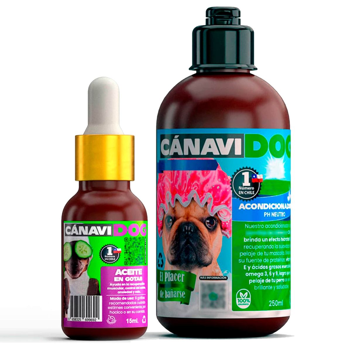 CANAVILAYER - pack Gotas más Acondicionador Aceites Esenciales