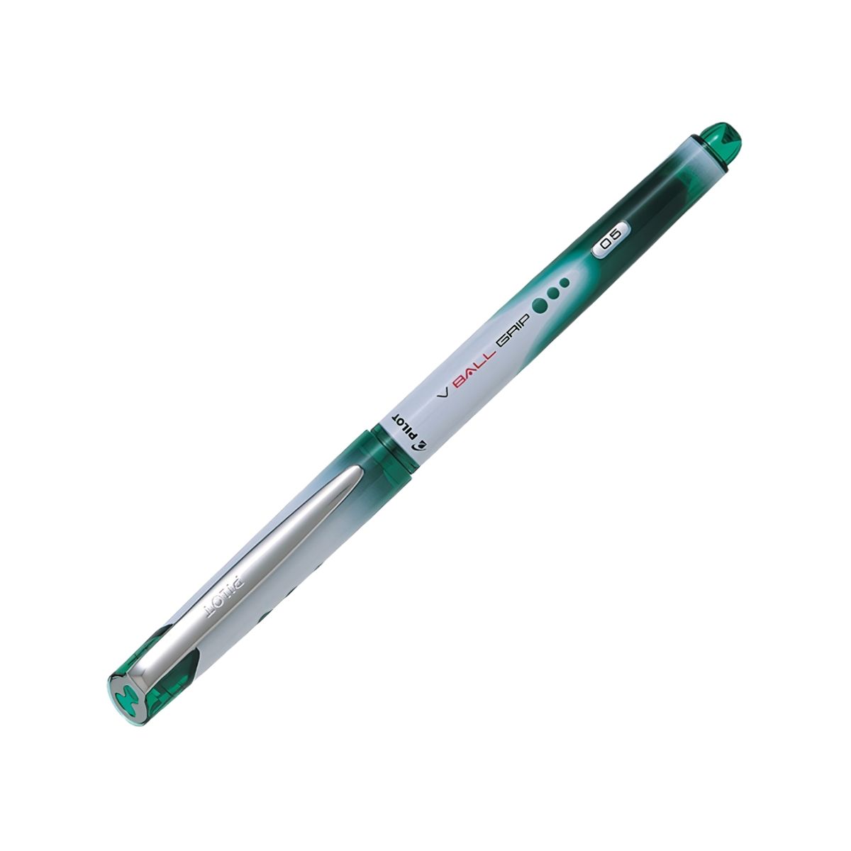 PILOT - Lapiz Tinta Gel VBall Grip 05 Pilot 6 unidades Verde
