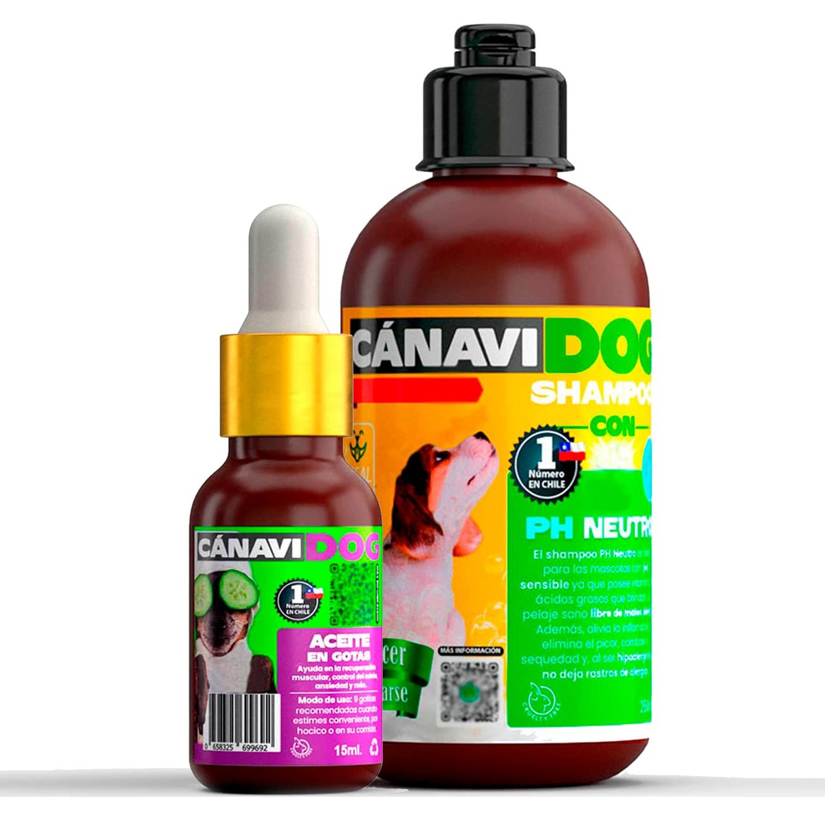 CANAVILAYER - pack Gotas más Shampoo ph neutro Aceites Esenciales