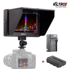 GENERICO - KIT MONITOR CÁMARA VILTROX DC-70II 7” HD 4K + CARGADOR + BATERÍA