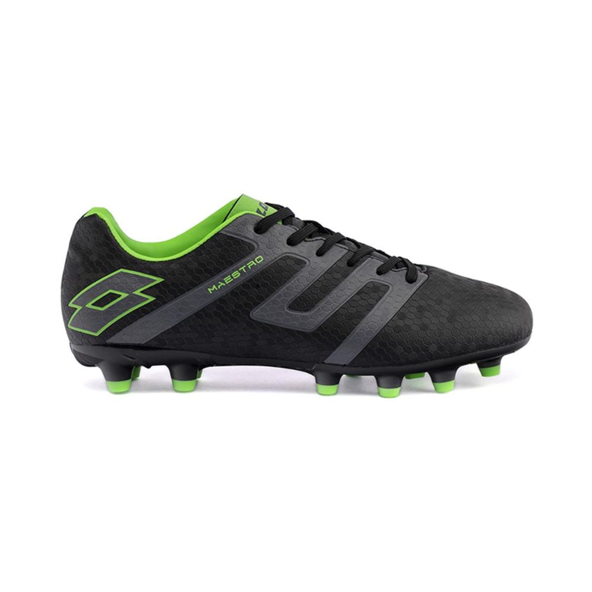 LOTTO - Zapato de Fútbol Juvenil Lotto - Maestro FG Gris Verde LOTTO