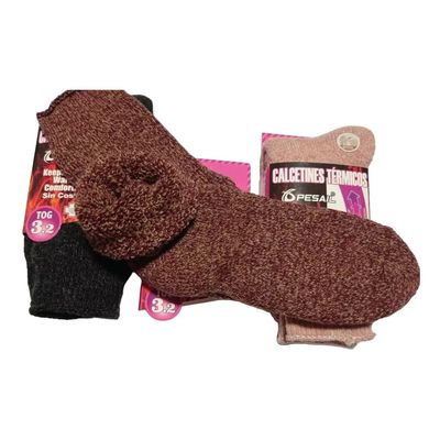 Imagen 2 del producto X3 Calcetines Gruesos Termicos Para Mujer - Sin Costuras - 3 Pares