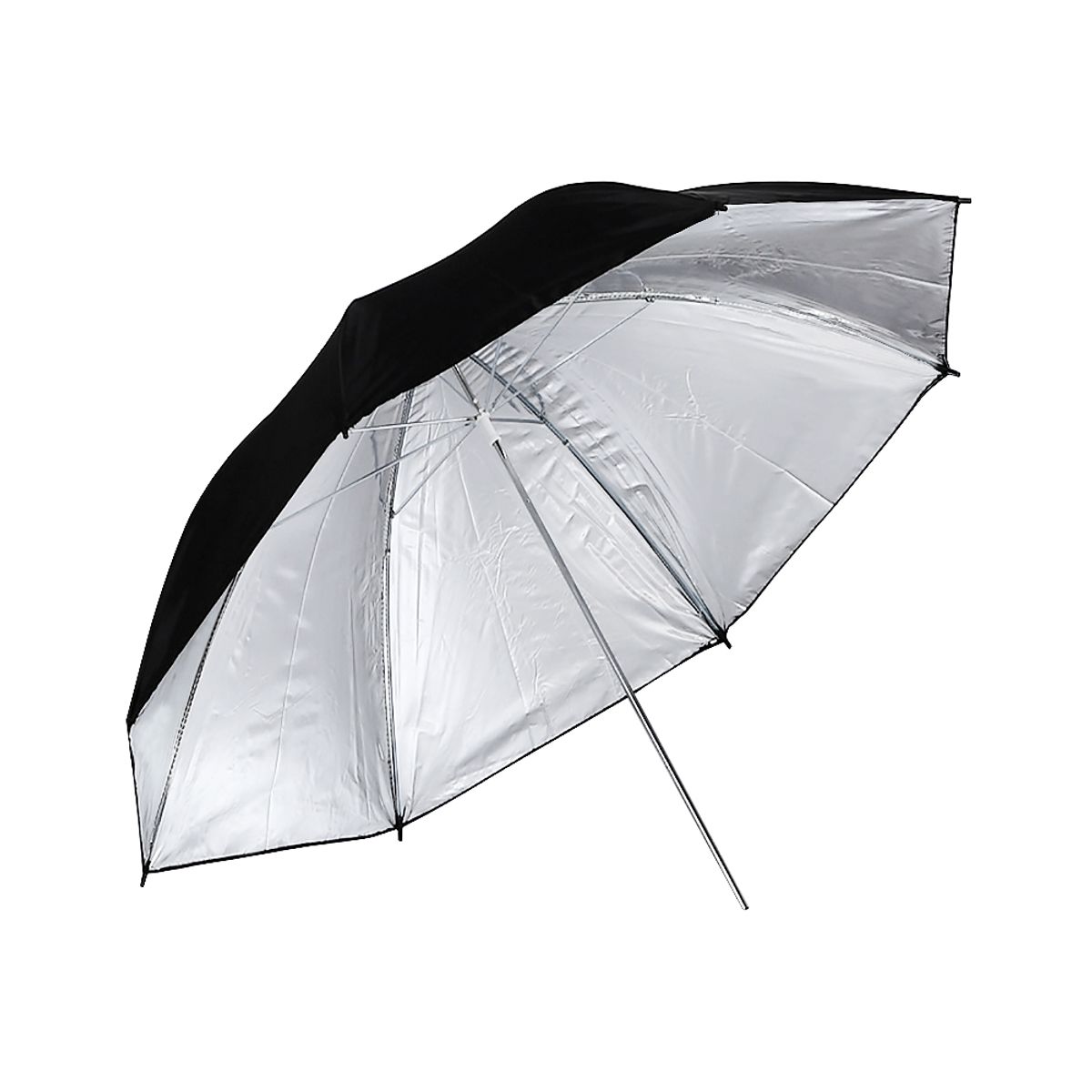 GENERICO - PARAGUAS DIFUSOR PLATEADO 110CMS