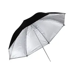 GENERICO - PARAGUAS DIFUSOR PLATEADO 110CMS