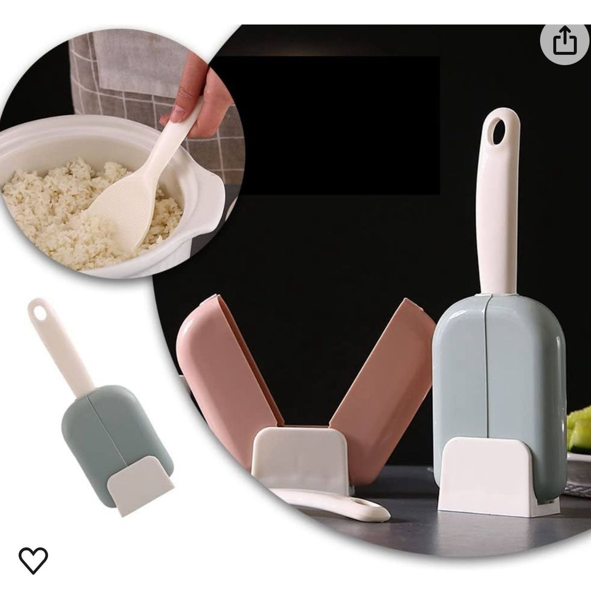 GENERICO - ESPATULA ARROCERA CON CIERRE AUTOMATICO