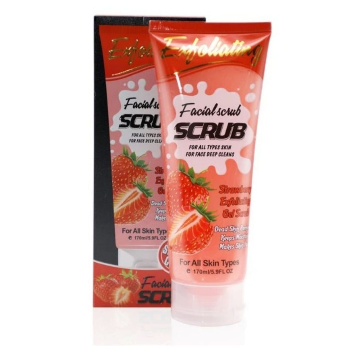 GENERICO - Facial Scrub · Exfoliante Facial En Gel De Frutilla Efecto Peeling