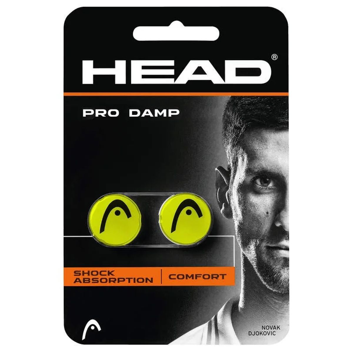 HEAD - Antivibrador Head Pro Damp Amarillo X2 Tenis
