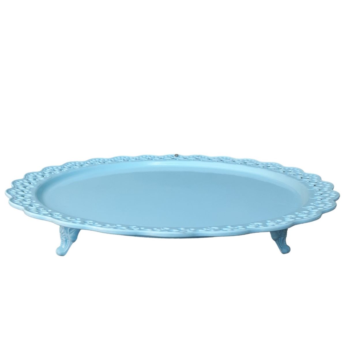 GENERICO - Porta Torta Redondo Grande 33cm - Celeste