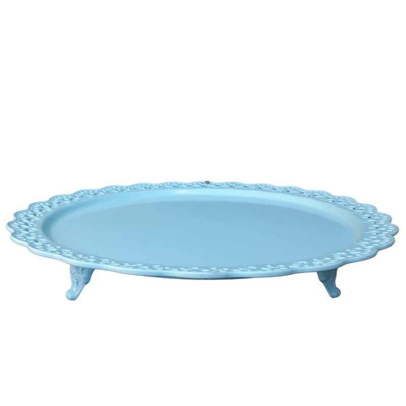 GENERICO - Porta Torta Redondo Grande 33cm - Celeste