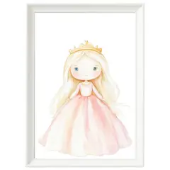 DECORACION CREATIVA - Set Cuadro Infantil Niña Princess