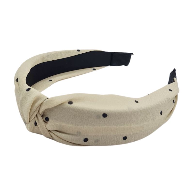 COLETTE - Diadema Rigido Nudo Estampado Pastel Colores Varios