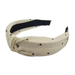 COLETTE - Diadema Rigido Nudo Estampado Pastel Colores Varios