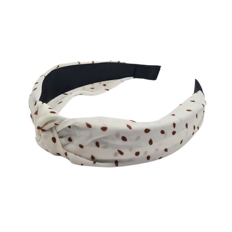 COLETTE - Diadema Rigido Nudo Estampado Pastel Colores Varios